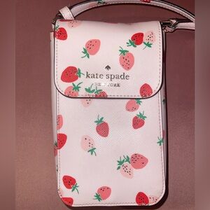 Kate Spade pink strawberry crossbody